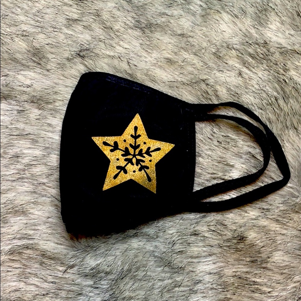 BOGO ⭐️Gold Christmas StarMask w/ Filter Pocket Kit⭐️
